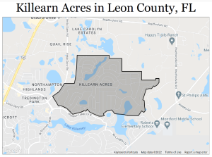 Map of Killearn Acres