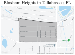 Map of Bloxham Heights neighborhood